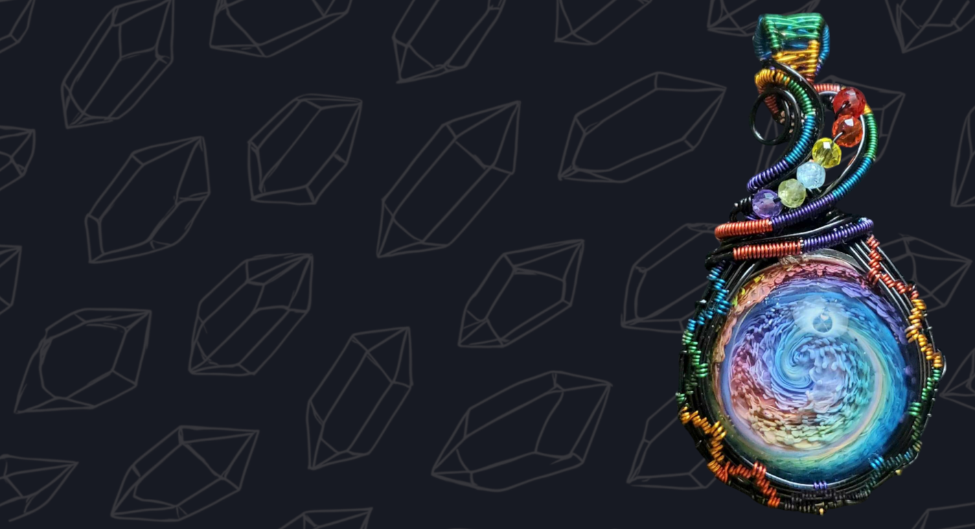 Shop the Latest Creations Handcrafted   Wire-Wrapped Crystal Necklaces